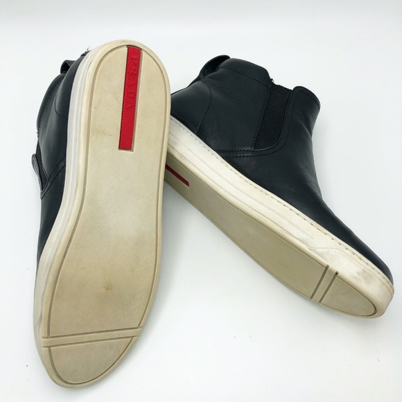 Prada Leather Slip on Sneakers - Picture 3 of 3